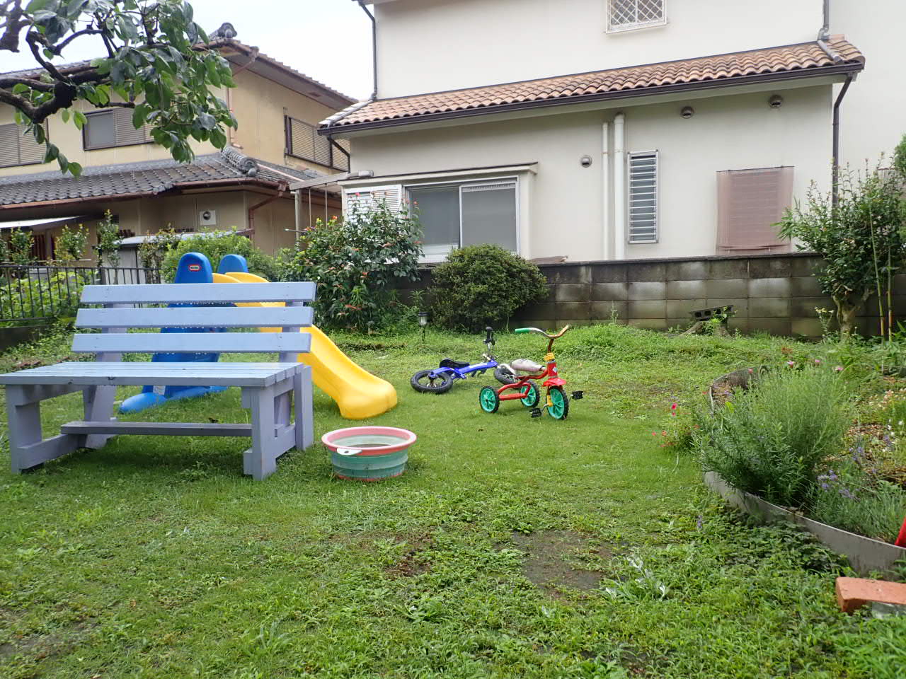 堺市南区　お庭スペースの遊び心地を向上させていただきました！