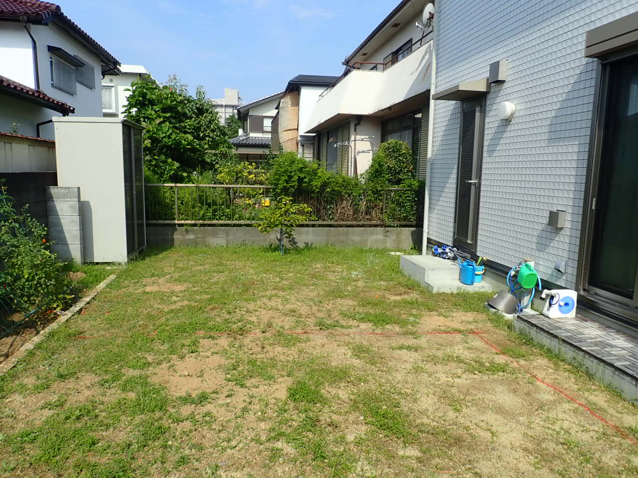 堺市南区　楽しく遊べるお庭リフォーム完成しました！