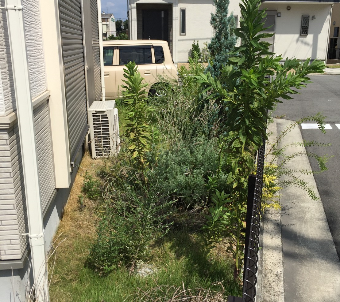 大阪堺の外構工事 庭リフォーム 新築外構 外庭 西川技建