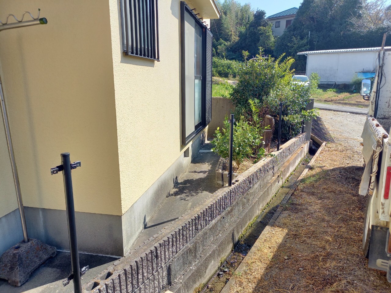 大阪堺の外構工事 庭リフォーム 新築外構 外庭 西川技建