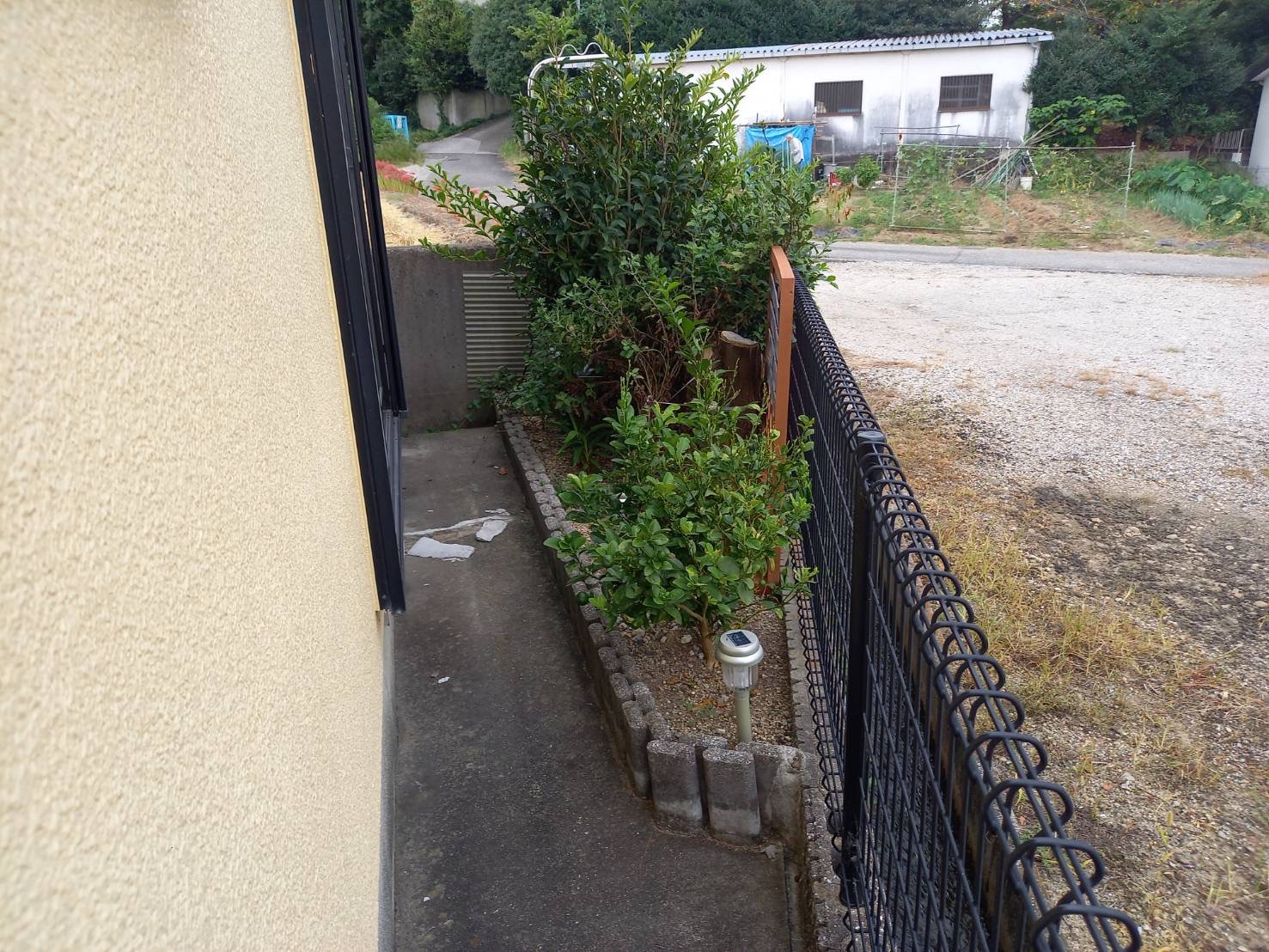 大阪堺の外構工事 庭リフォーム 新築外構 外庭 西川技建